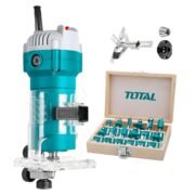 Ruteadora de palma 600W con 12 accesorios